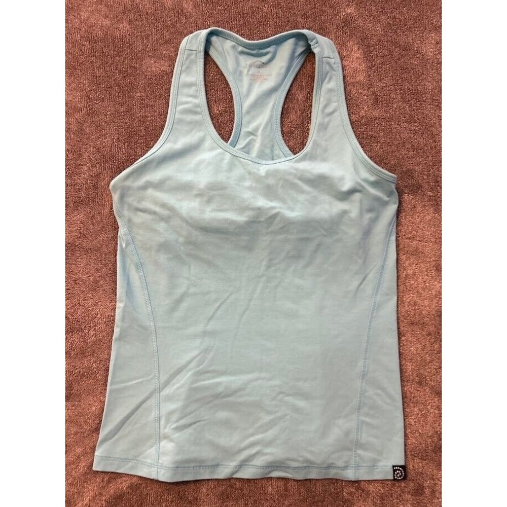 Women's Be Inspired Racer Back Tank top Sz Medium Blue
